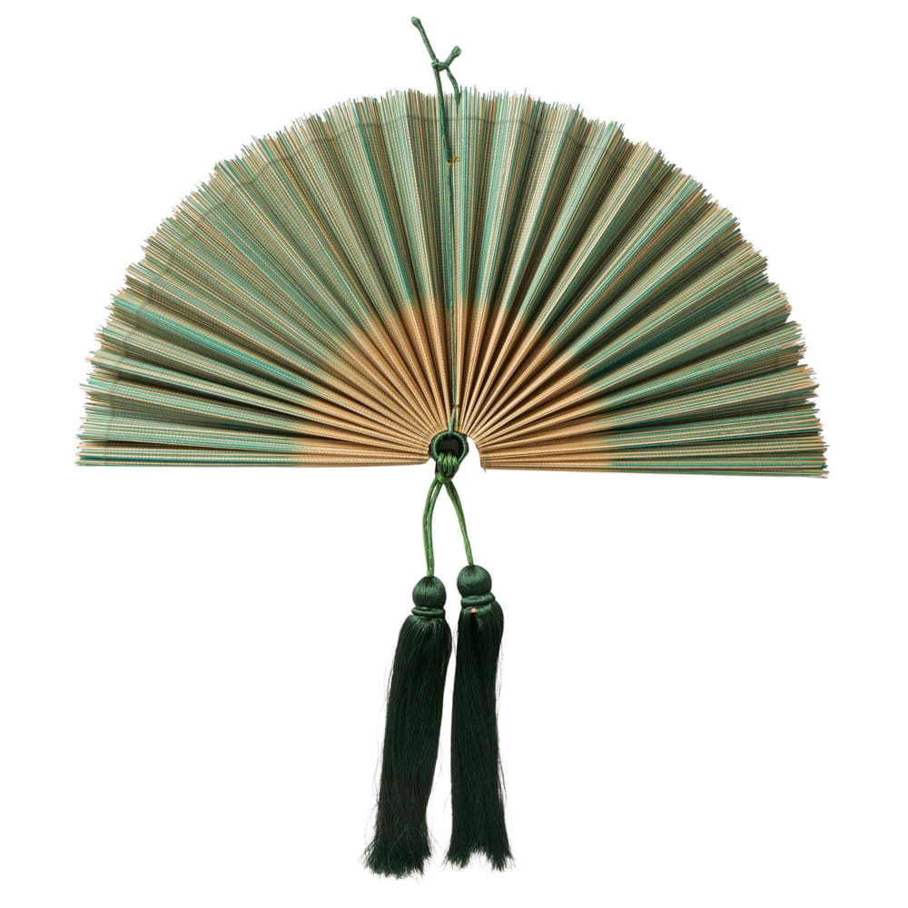 Décoration murale éventail bambou 70x60x3cm