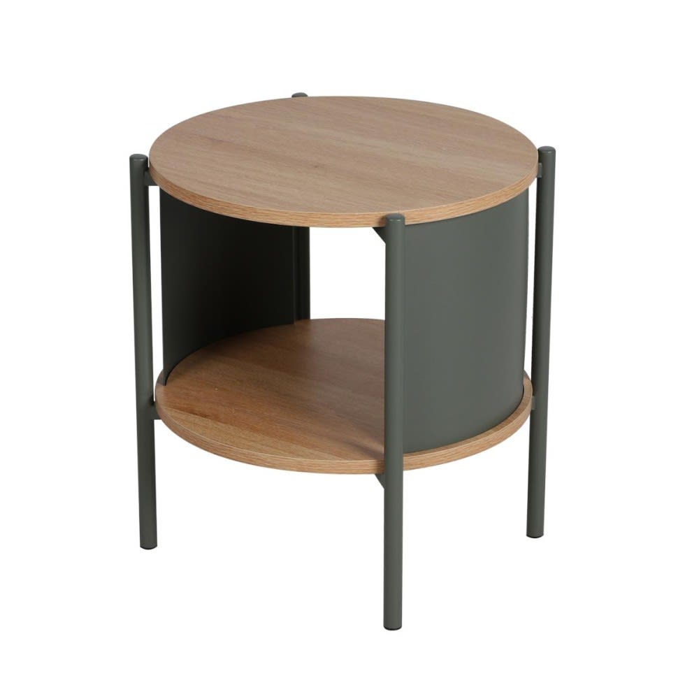 Table de chevet en métal 2 niveaux Table de chevet en métal 2 niveaux