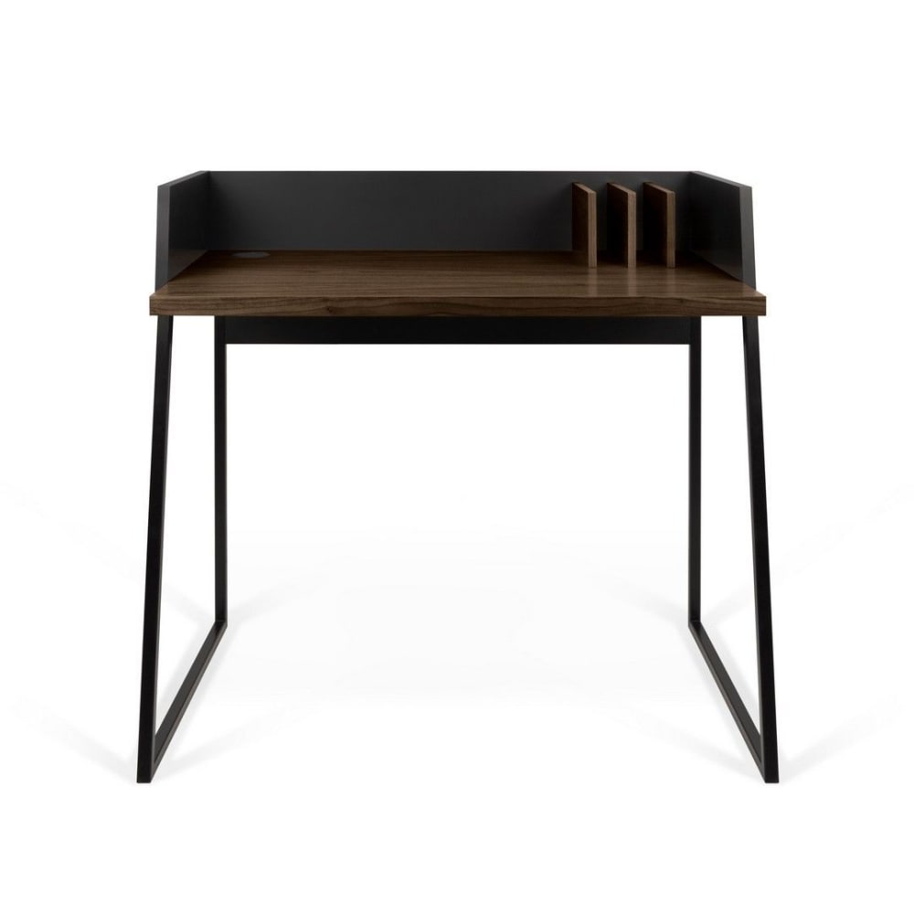 bureau noyer et noir