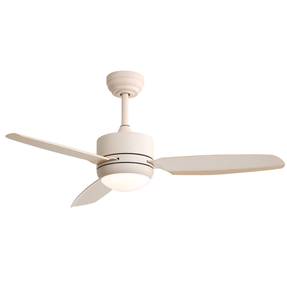 Ventilateur de plafond 46'' avec LED dimmable et moteur DC réversible