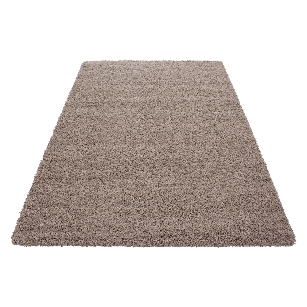Alfombra de interior de pelo largo Beige-140x200