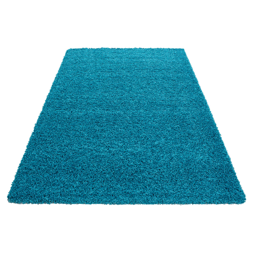 Tapis intérieur à poils longs Turquoise-80x150