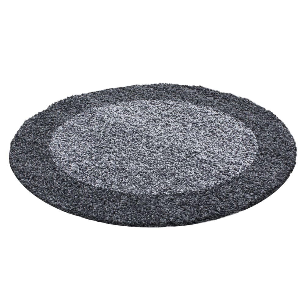 Tapis de salon shaggy bicolore  Gris-200x200