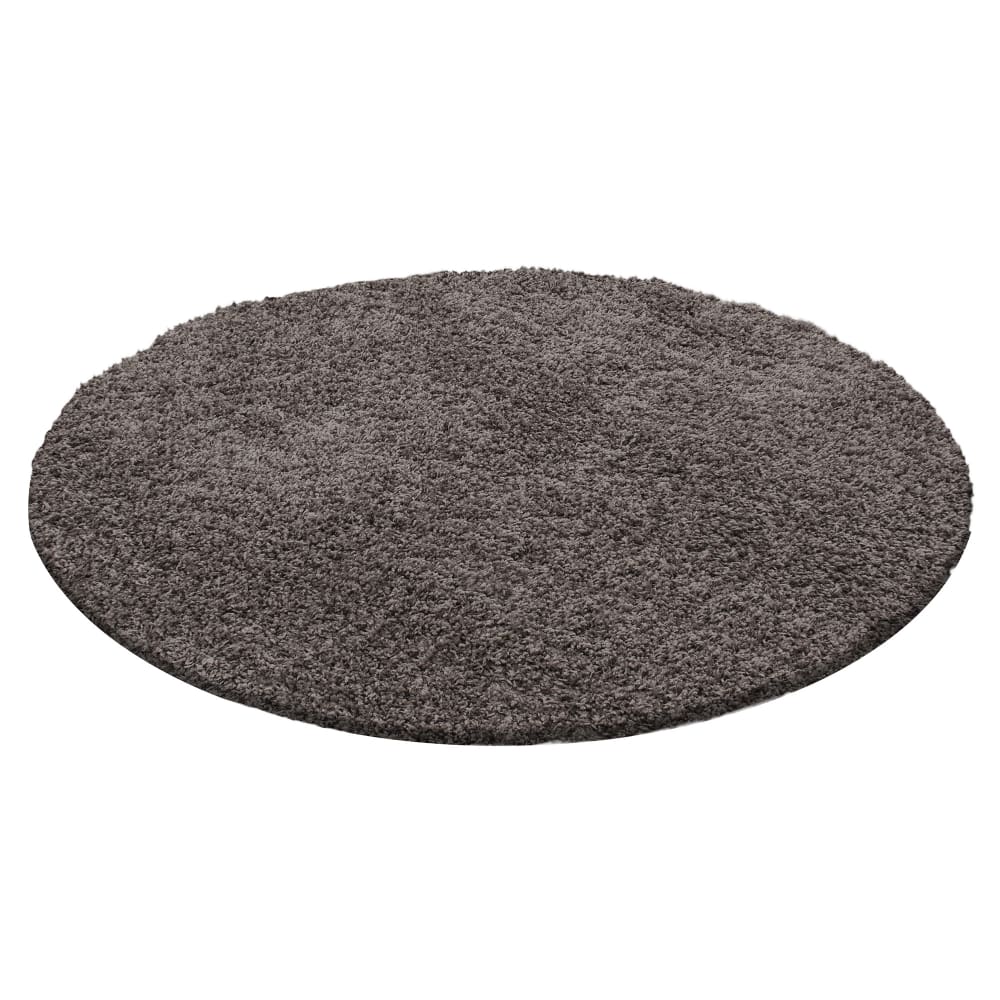 Tapis intérieur à poils longs Taupe-80x80