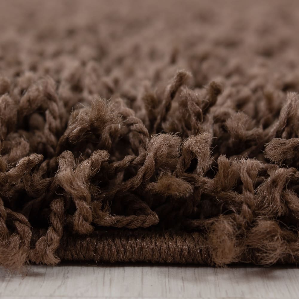 Tapis intérieur à poils longs marron-300x400 — vue 4