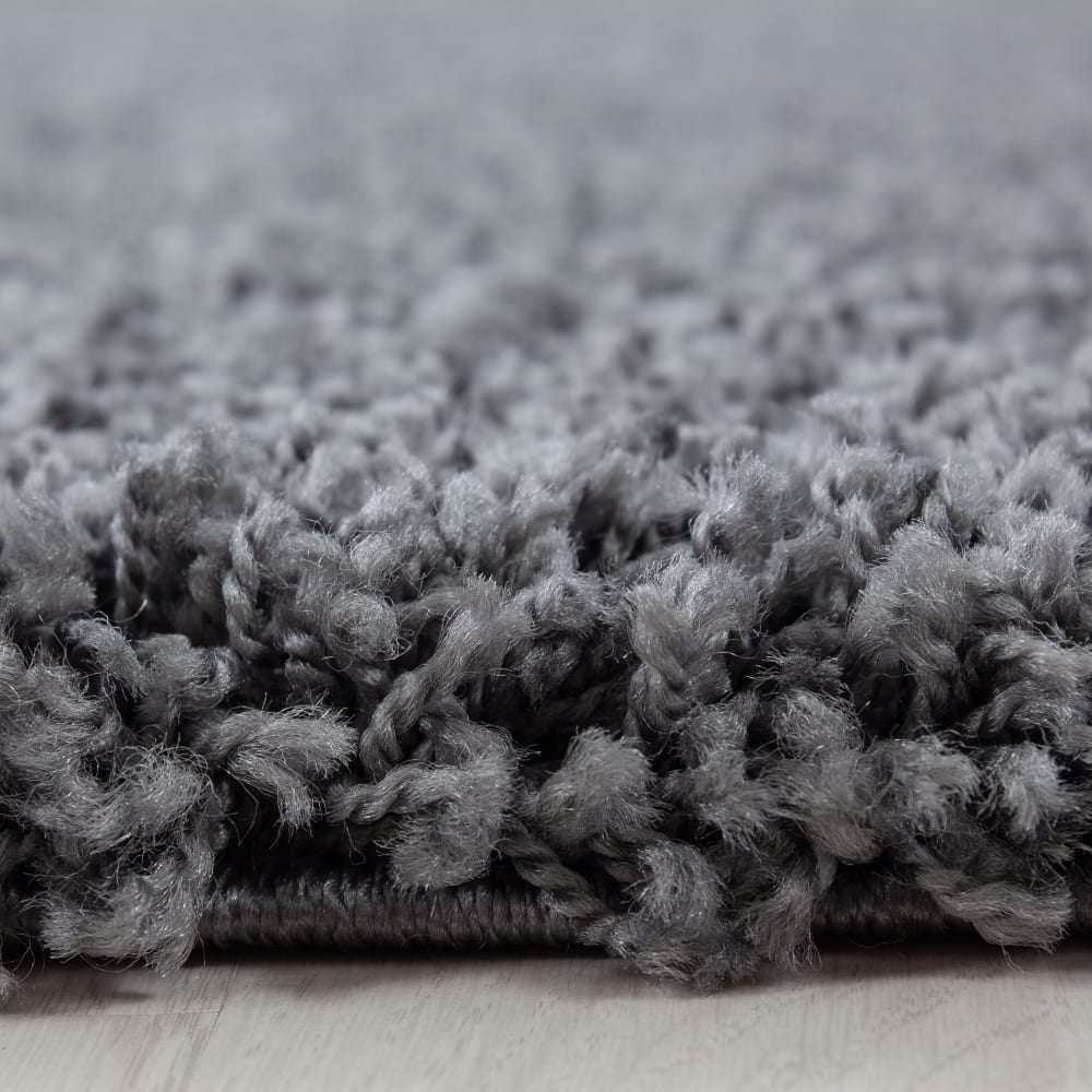 Tapis intérieur à poils longs gris-120x170 — vue 4