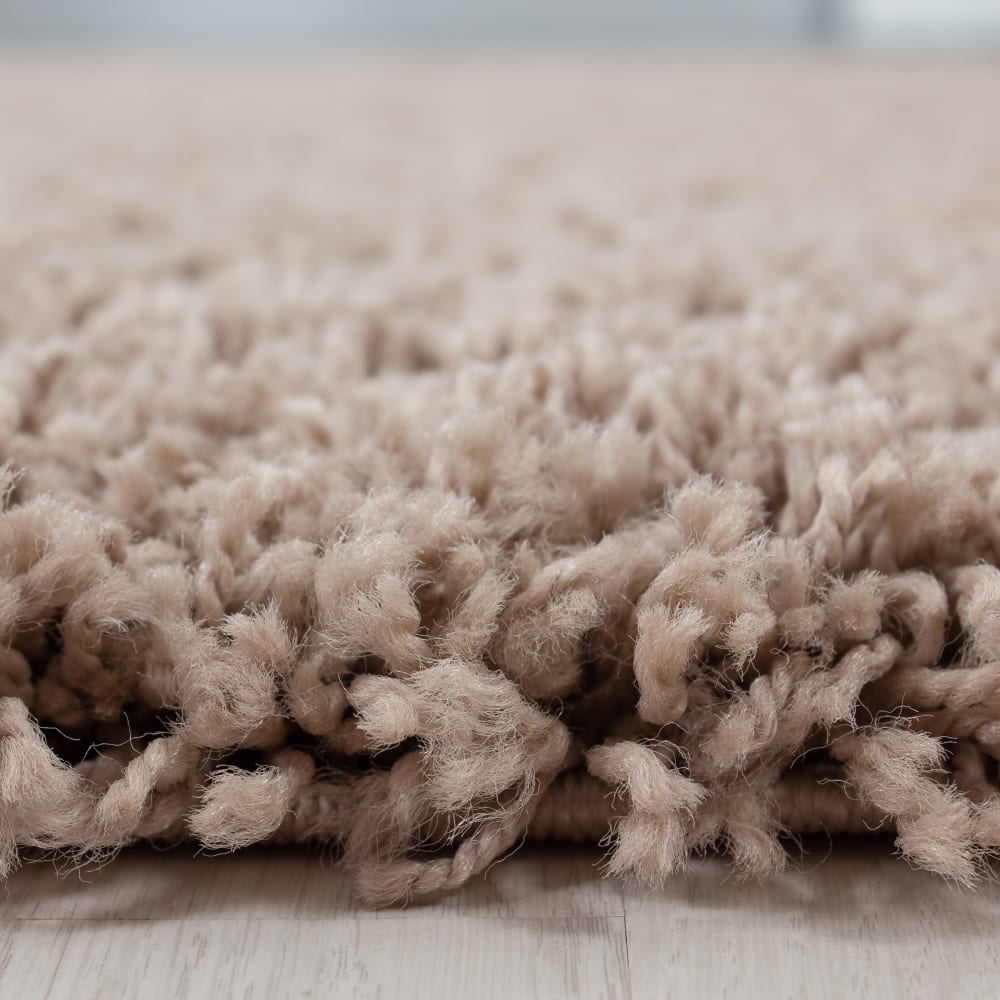 Tapis intérieur à poils longs beige-300x400 — vue 4