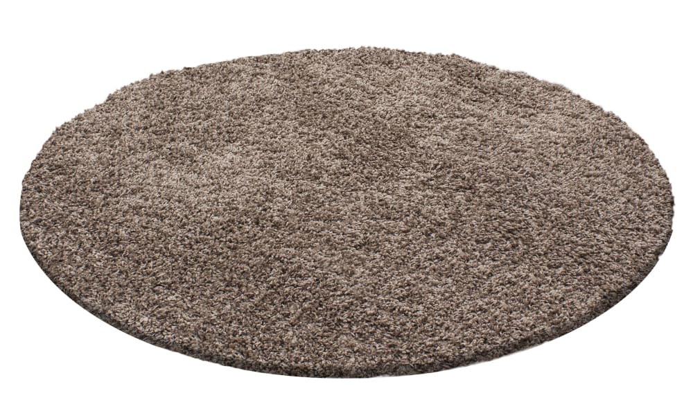 Tapis intérieur à poils longs moka-80x80