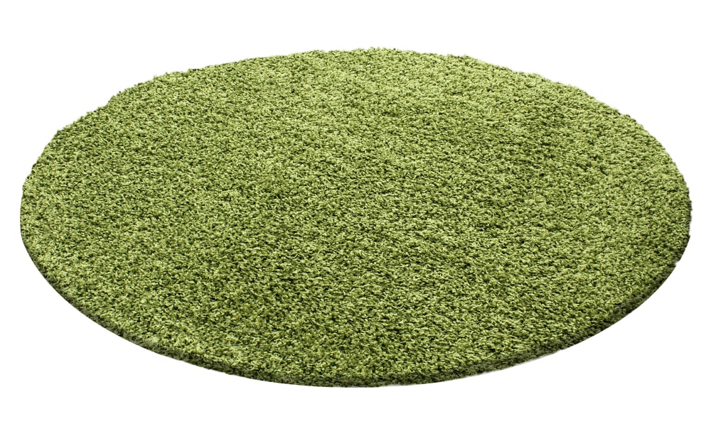 Nazar Langflor-Teppich für den Innenbereich Grün-120x120 Grün Pp - Polypropylen