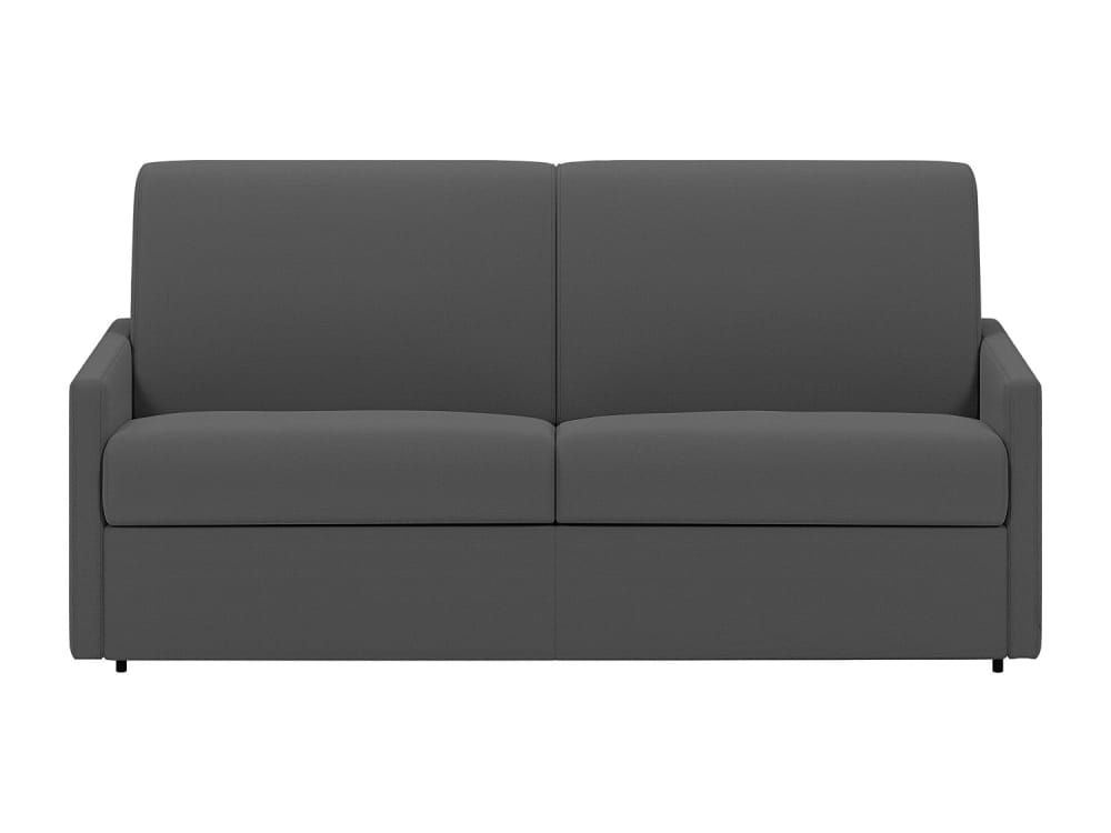 Canapé convertible polyester 3 places gris}