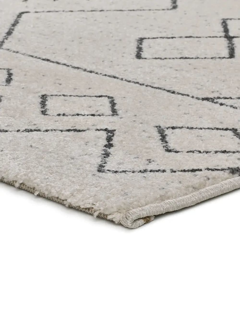 Tapis ethnique blanc 140x200 cm — vue 4