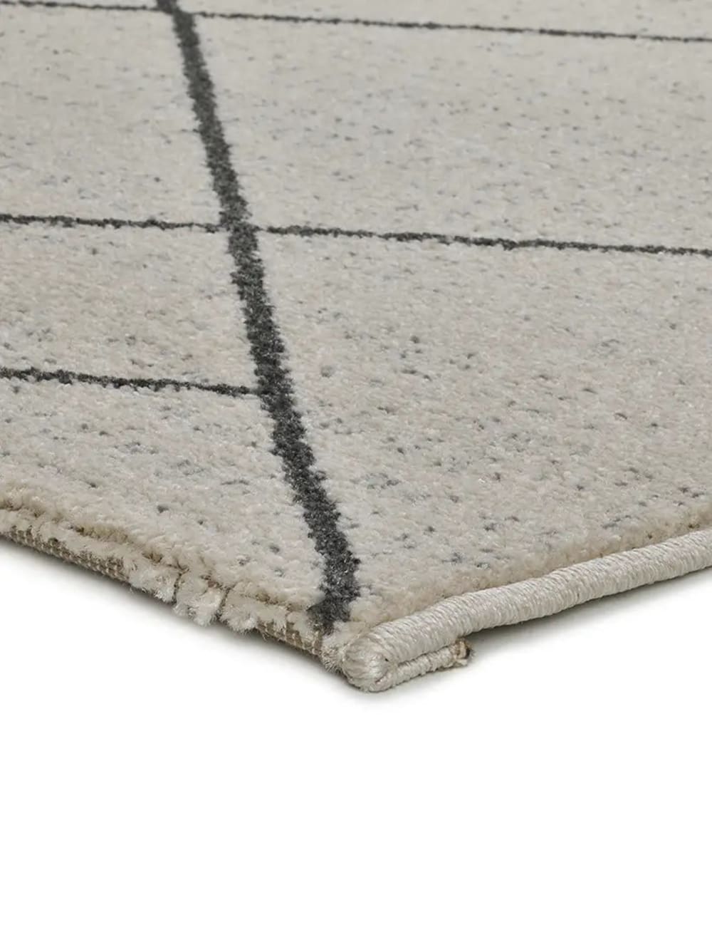 Tapis ethnique blanc 160x230 cm — vue 4