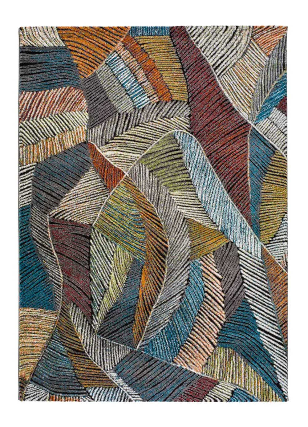 Tapis abstrait multicolore 120x170 cm