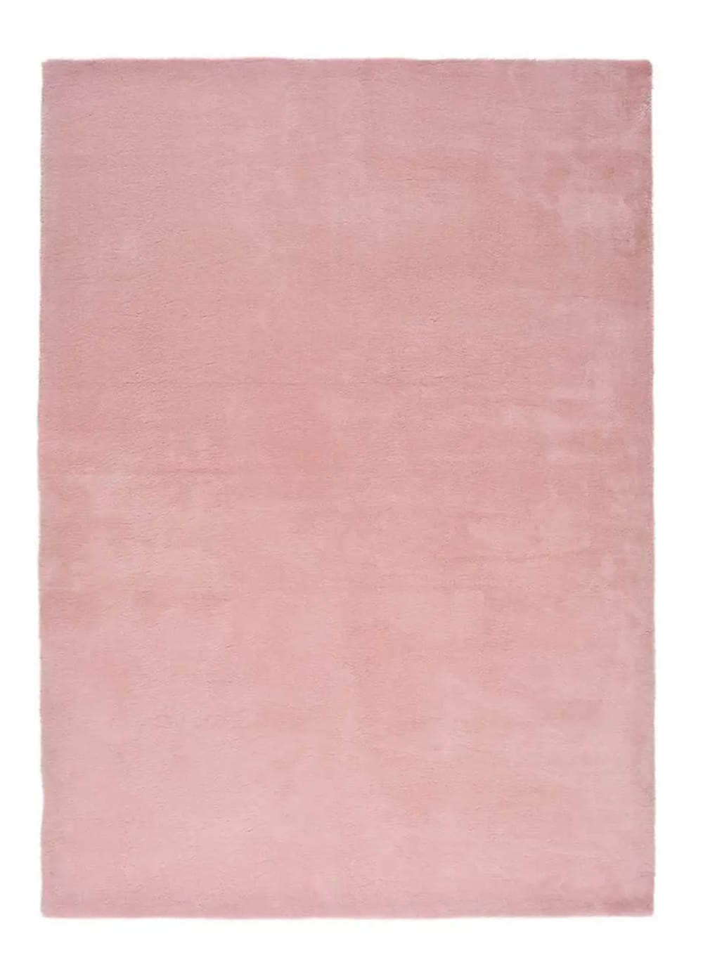 Schlafzimmerteppich, einfarbig, rosa, 60x110 cm - Maisons Du