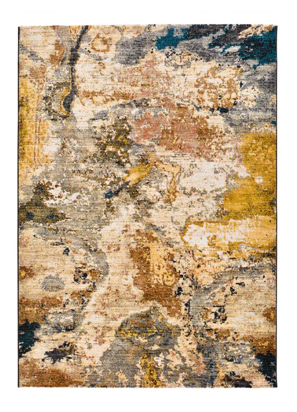 Tapis abstrait beige/multicolore 200x290 cm