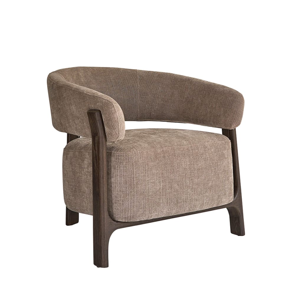 fauteuil en bois massif - noyer