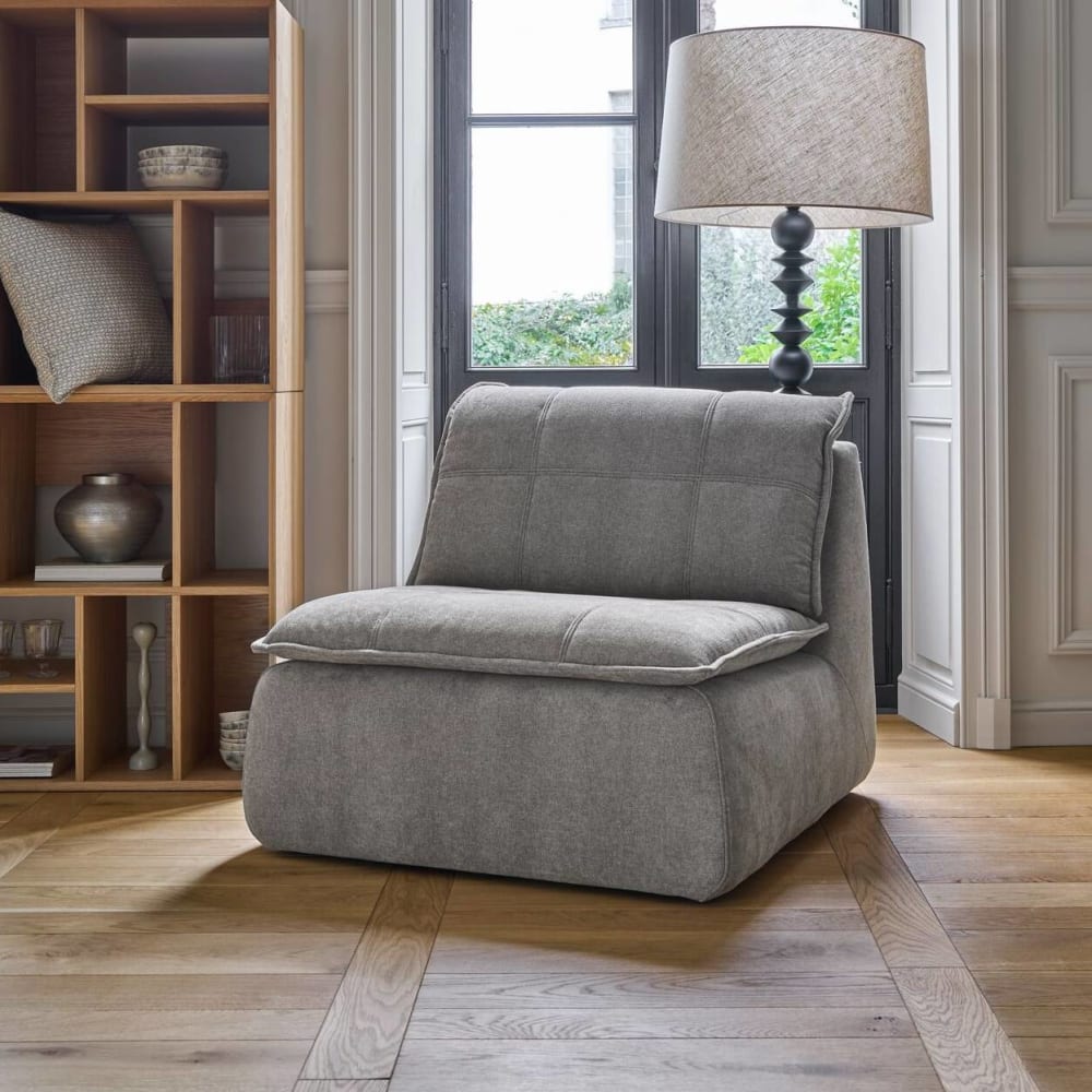 Fauteuil tissu h81 beige