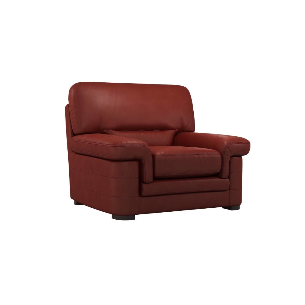 Fauteuil cuire h90 rouge Fauteuil cuire h90 rouge