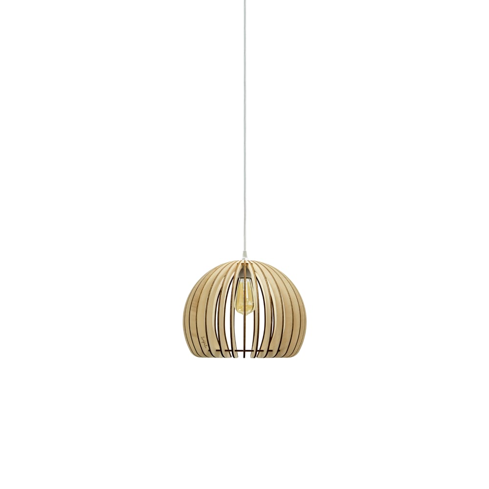 Suspension 8W effet bois brut