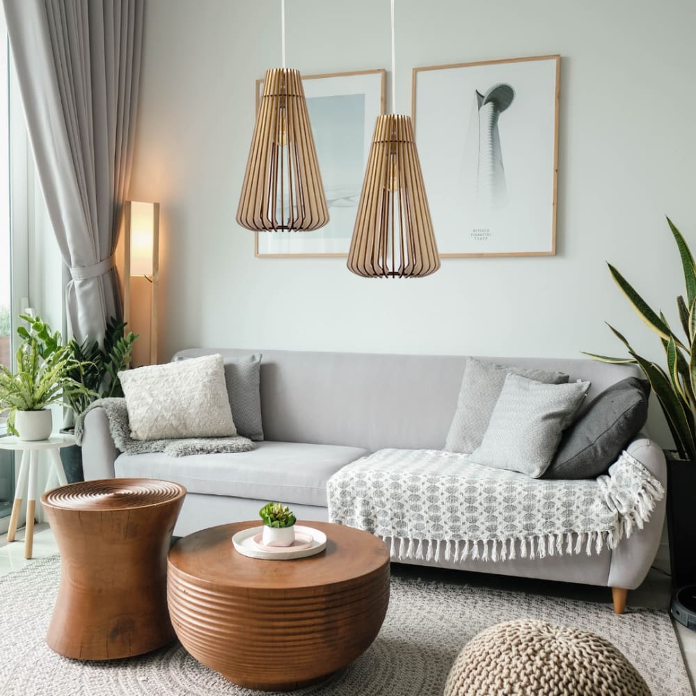 Suspension 8W effet bois brut - Maisons du Monde