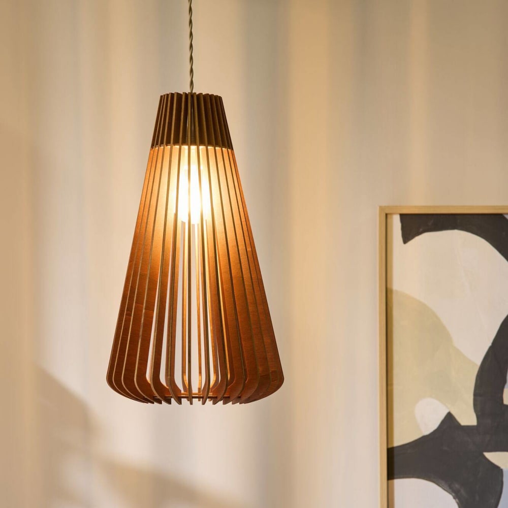 Suspension 8w effet bois noyer — vue 4