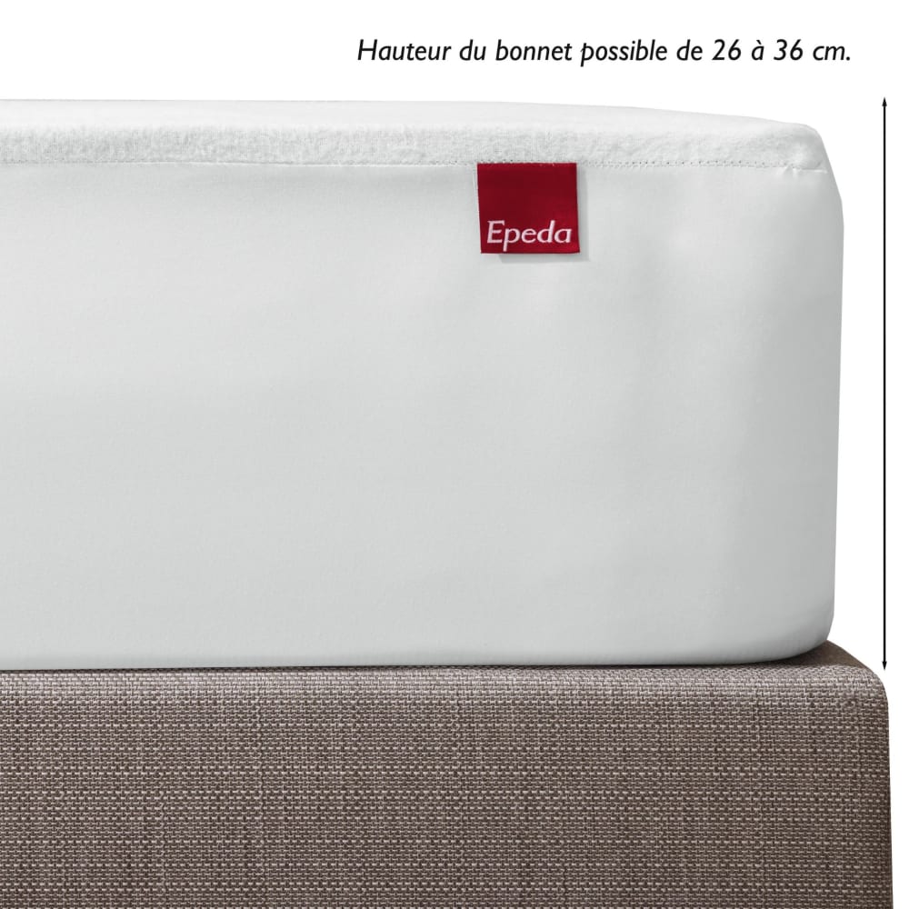 Protège matelas 100% coton imperméable 180x200 cm