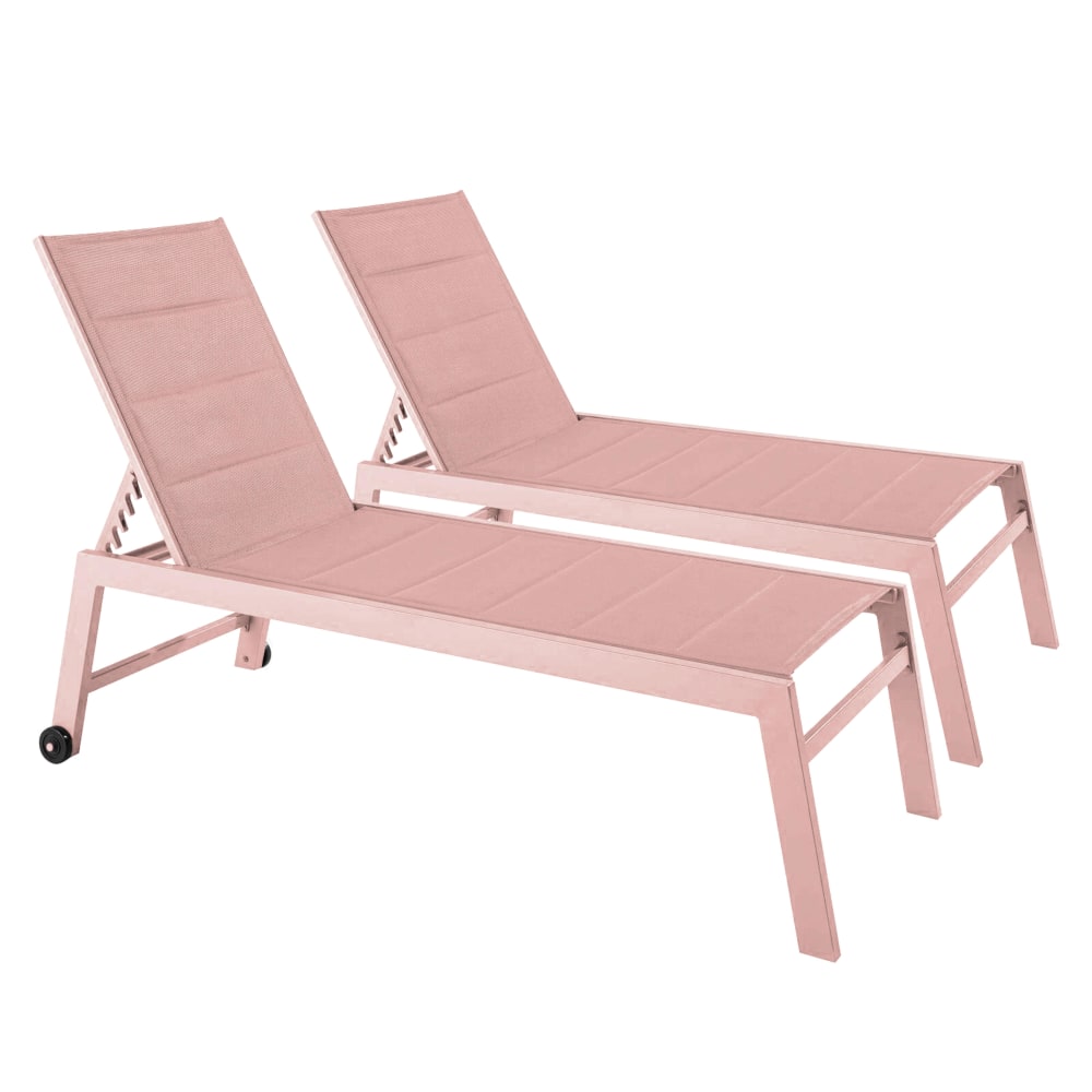 Lot 2 bains soleil - rose