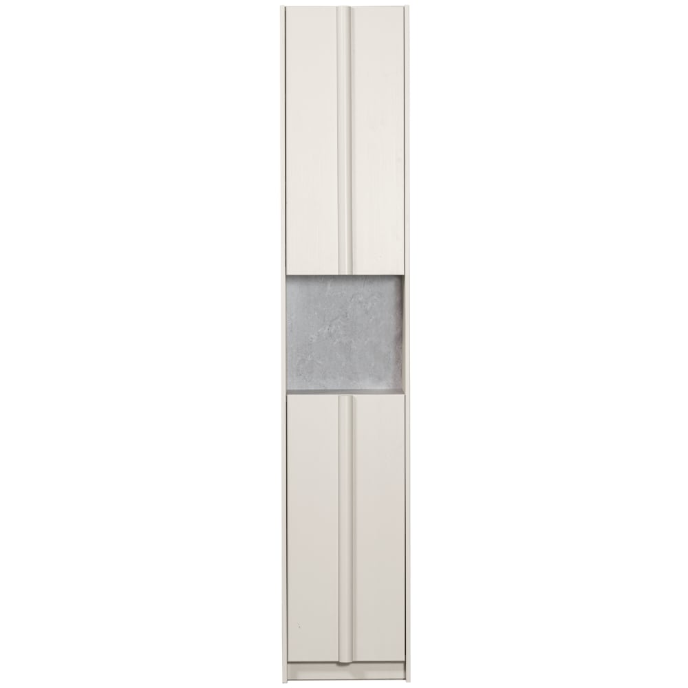 Armoire 1 porte en pin beige
