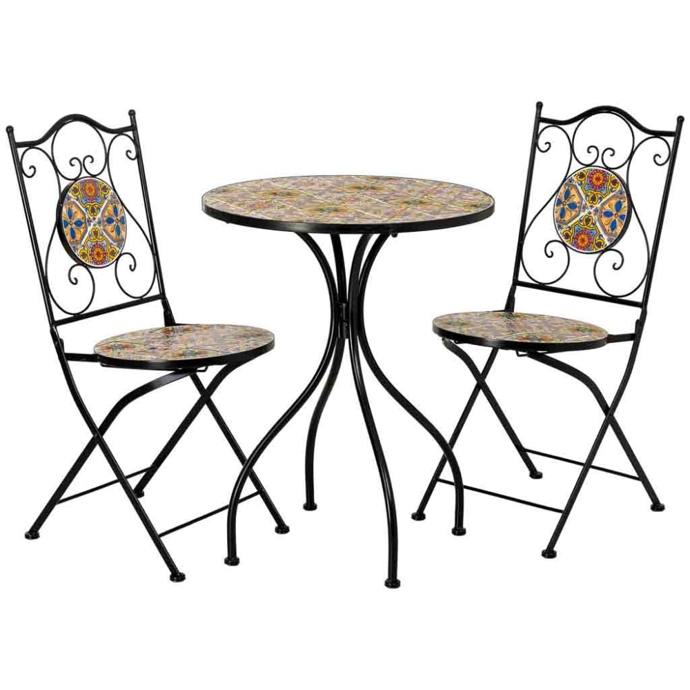 Conjunto de mesa y 2 sillas