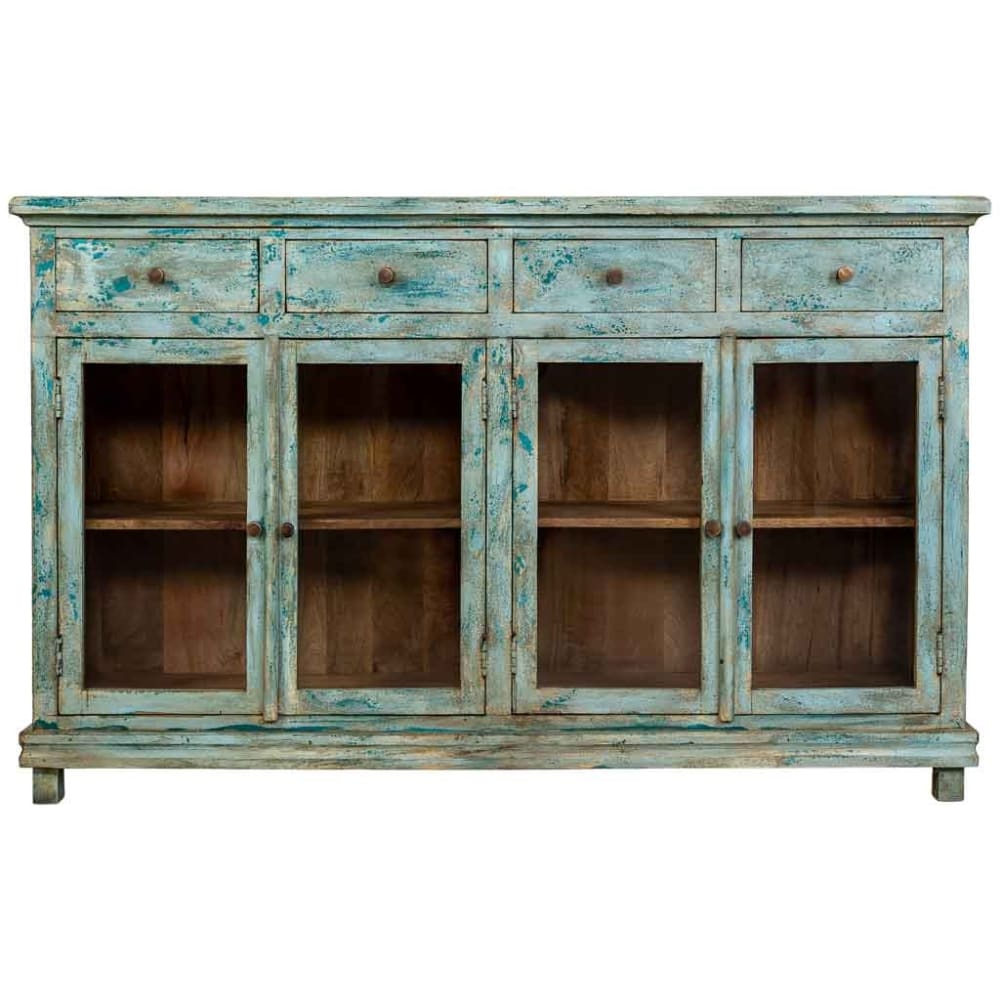 handgefertigtes Sideboard aus Holz, 160x40x100 cm,