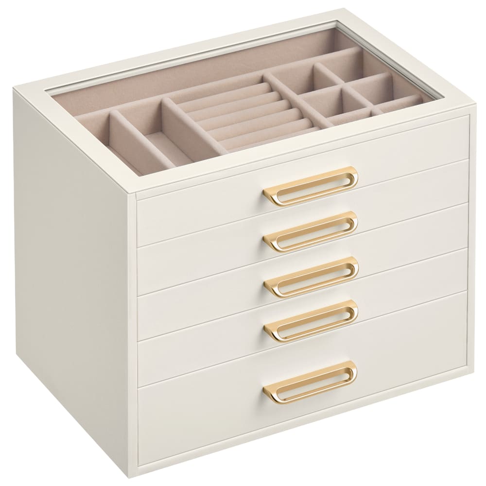 SONGMICS Caja de joyas de 5