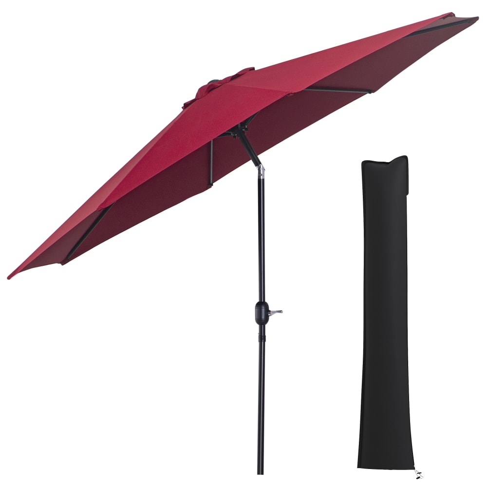 Parasol de jardin inclinable polyester ø3m