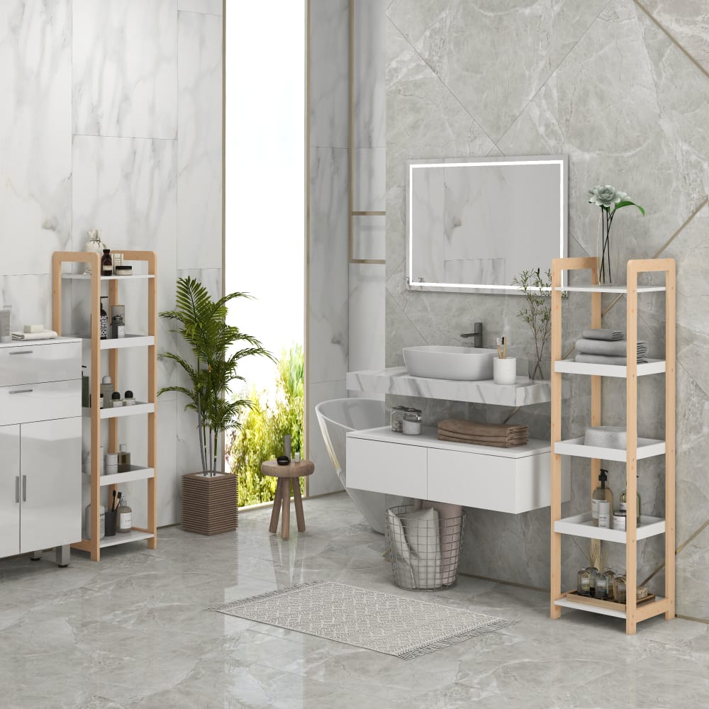 Étagère salle de bain - debout