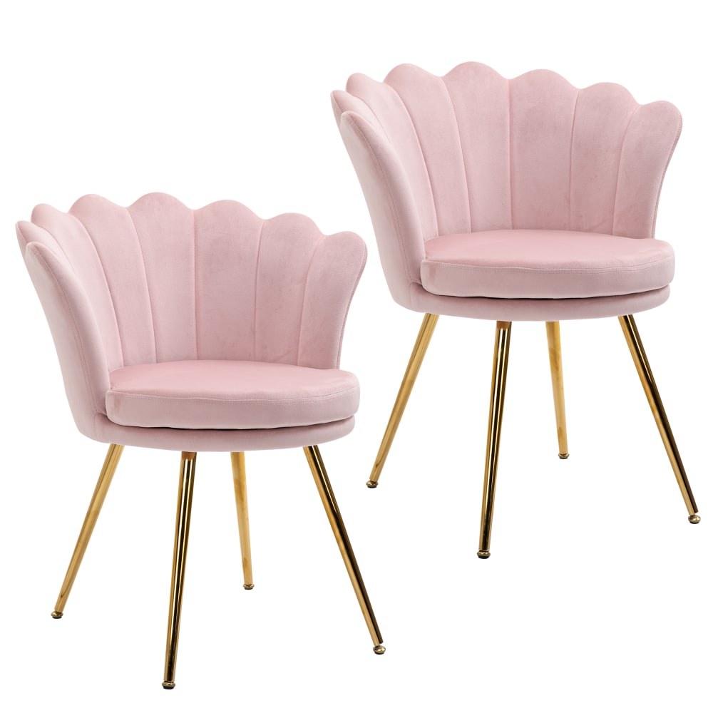 Fauteuil coquillage métal