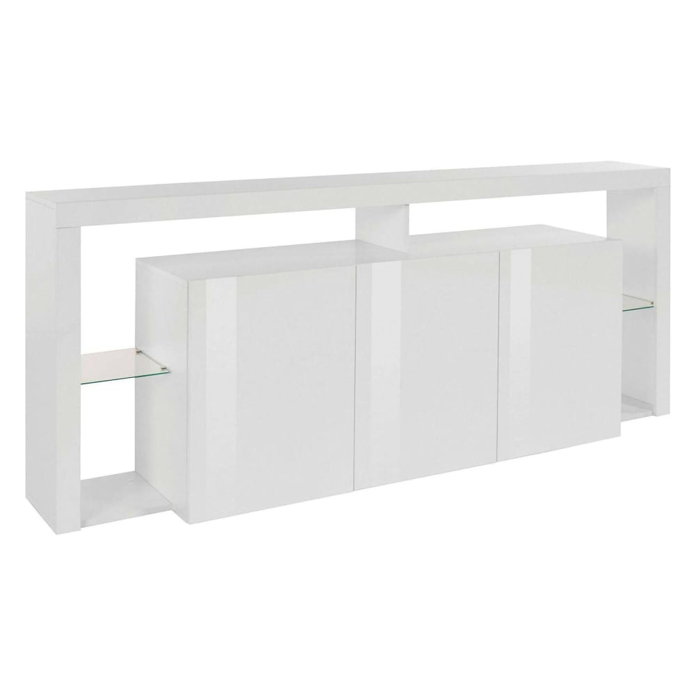 Buffet bois blanc 200x40x80h cm