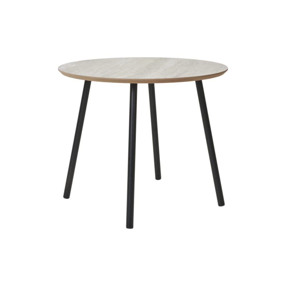 BIM-Table basse décor travertin ø55 cm