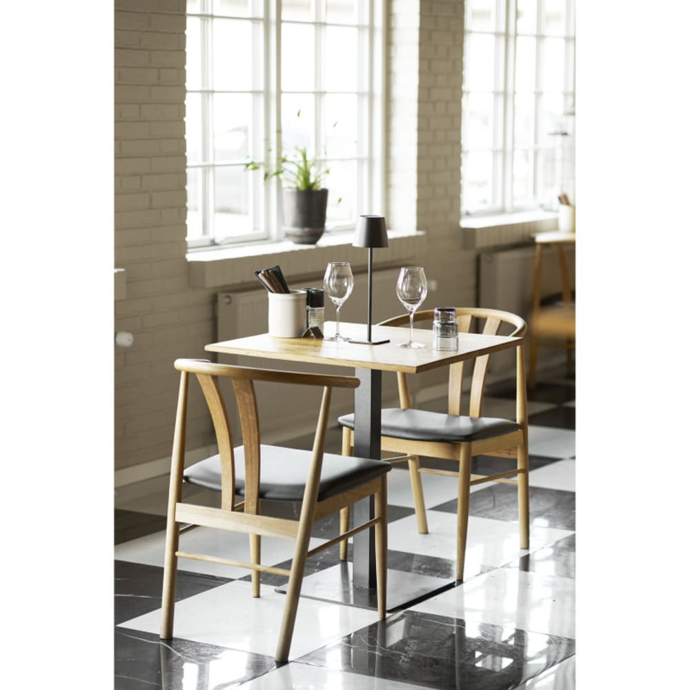 Couchtisch aus massiver Eiche 70 x 70 x 10 cm - Maisons Du Monde