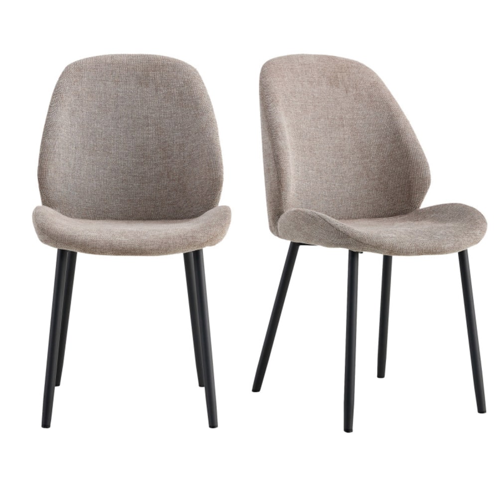 Chaise en tissu gris (x2) Chaise en tissu gris (x2)
