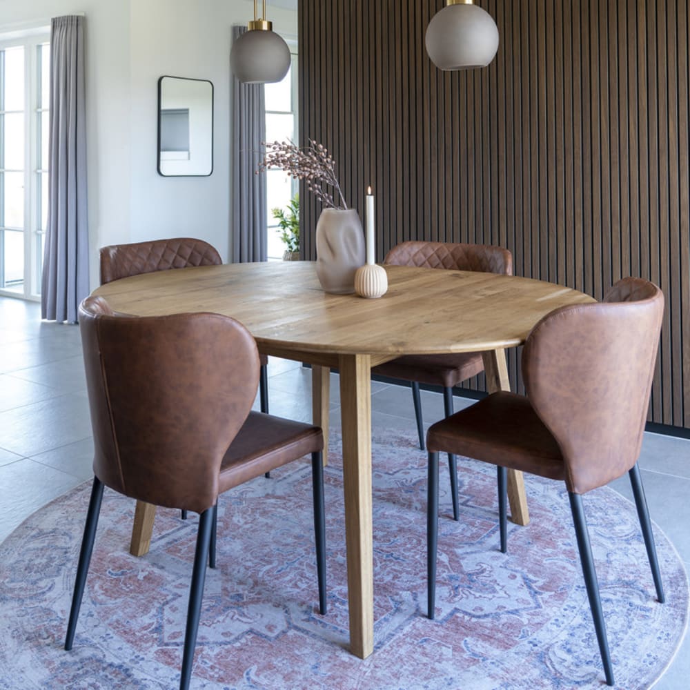 Brauner Kunstledersessel (x2) - Maisons Du Monde