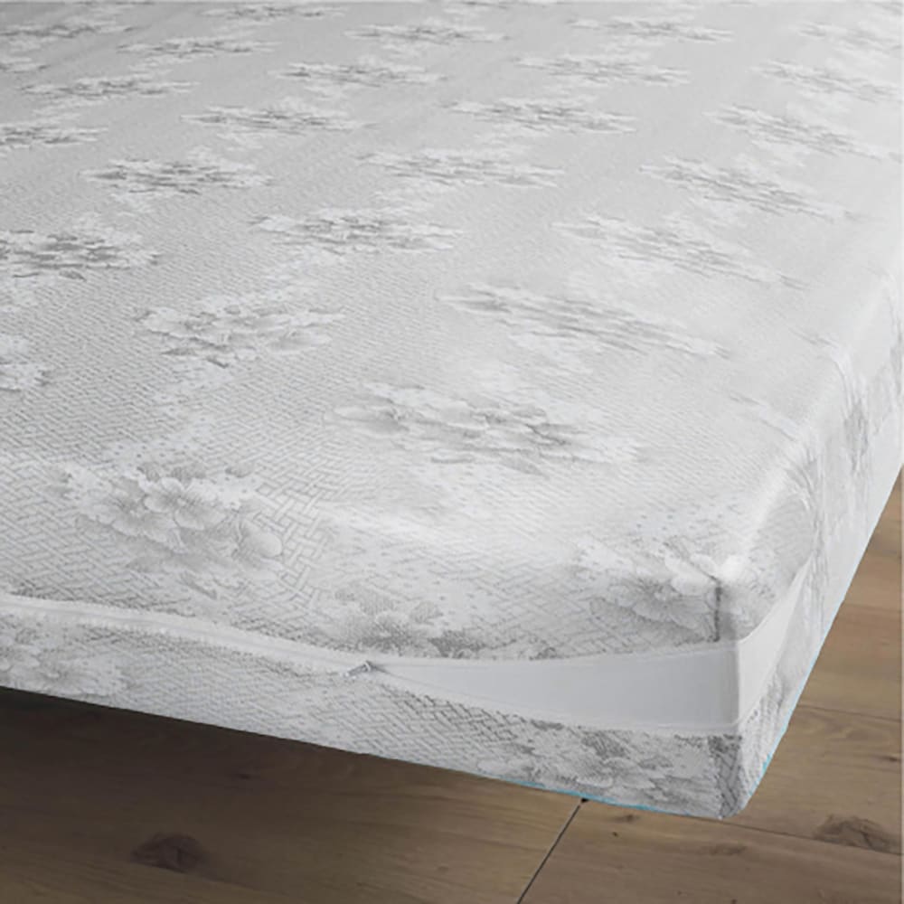 Rénove matelas intégral et extensible polyester blanc 140x190 cm