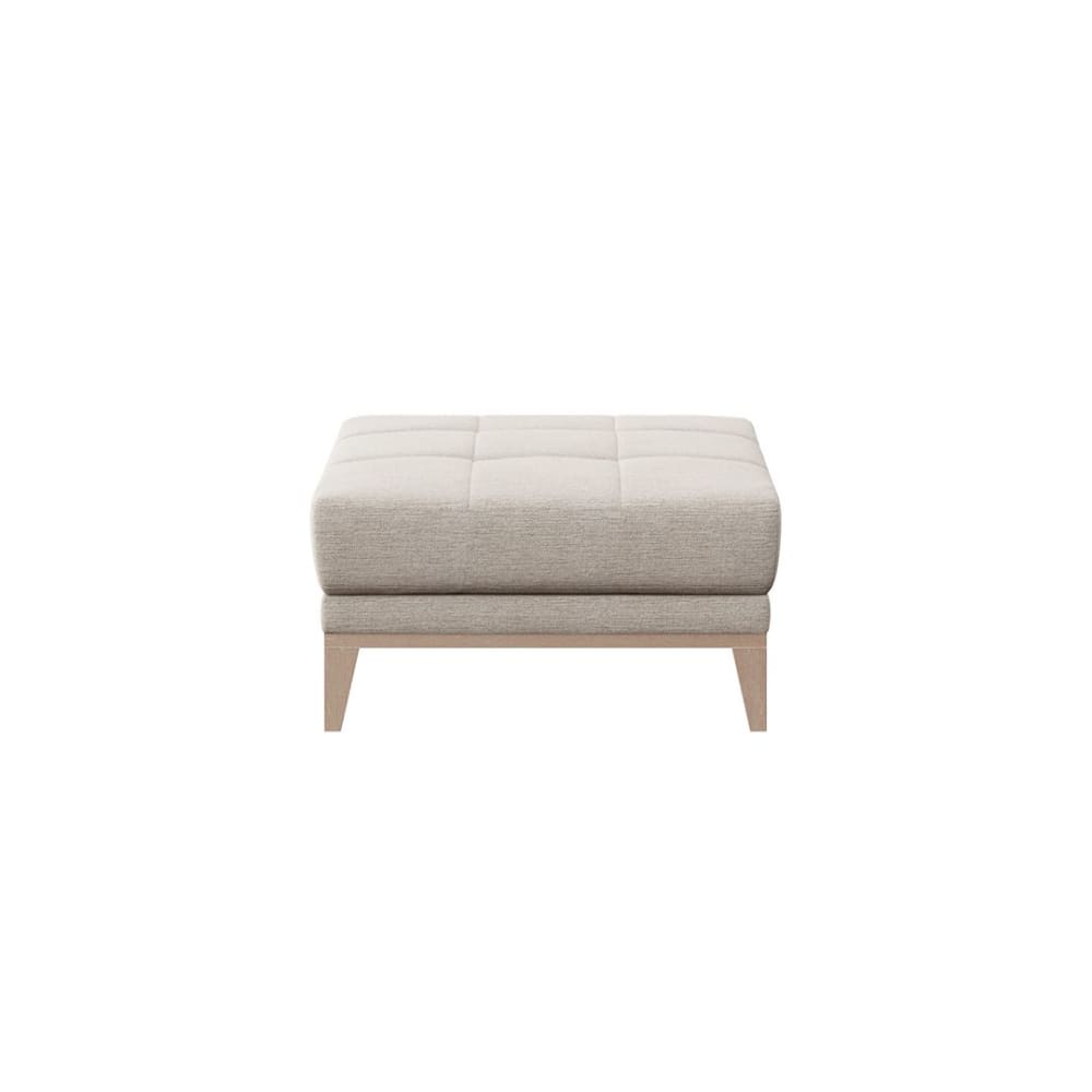 pouf en polyester beige