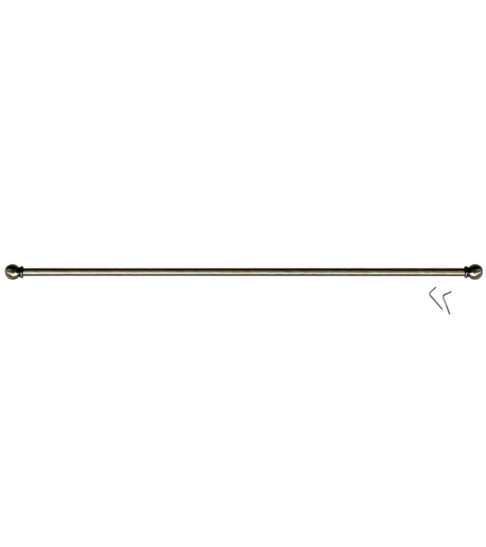 Tringle boule extensible ø8mm 40-70cm marron — vue 4