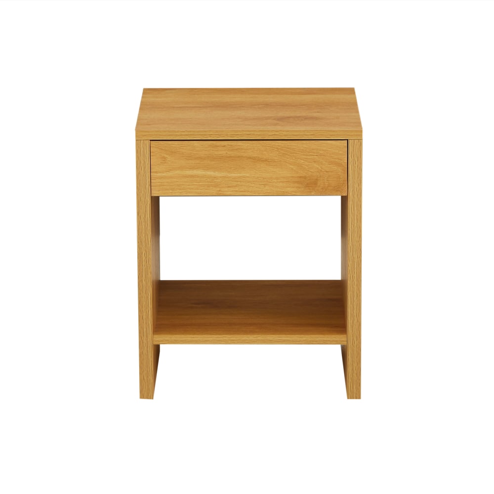 Table de chevet effet chêne 1 tiroir