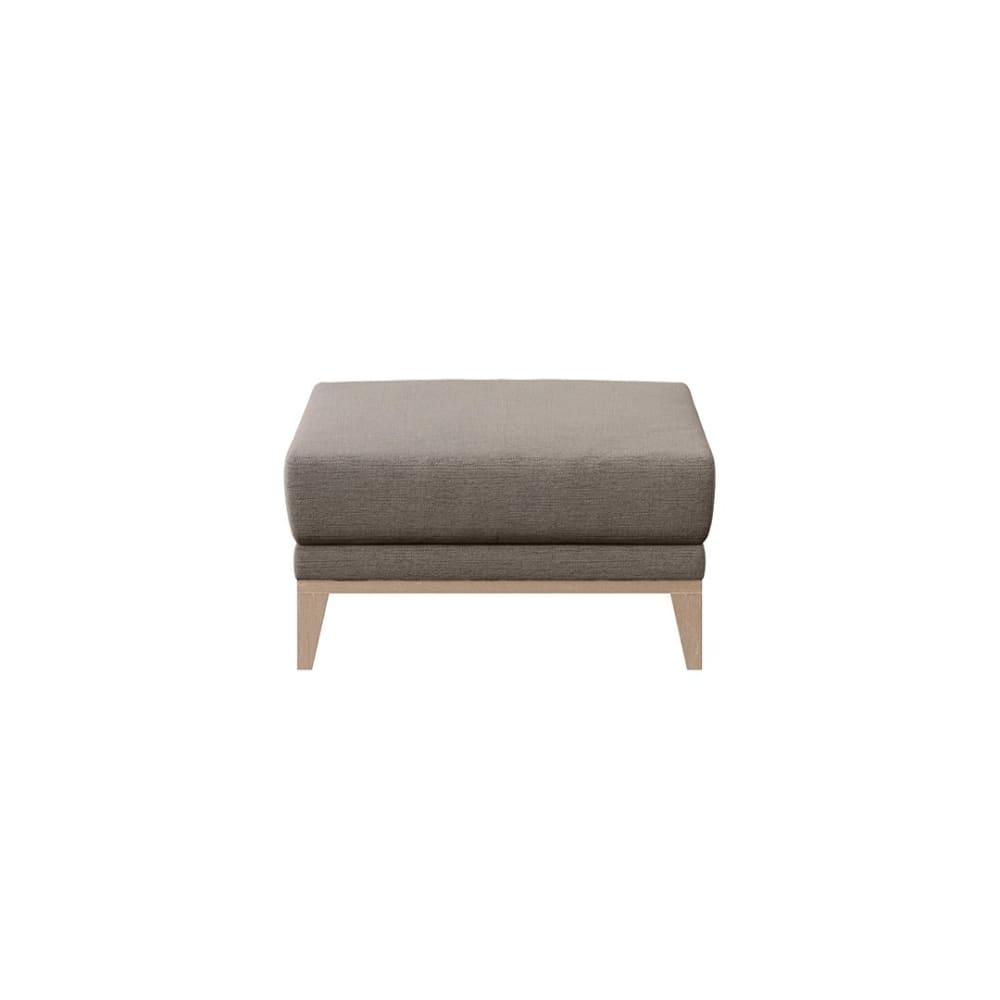 pouf en polyester brun