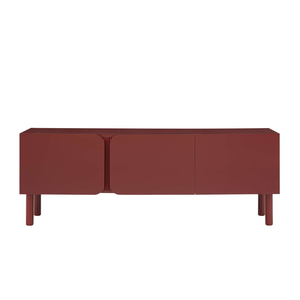 Meuble tv  terracotta 3 portes 150cm