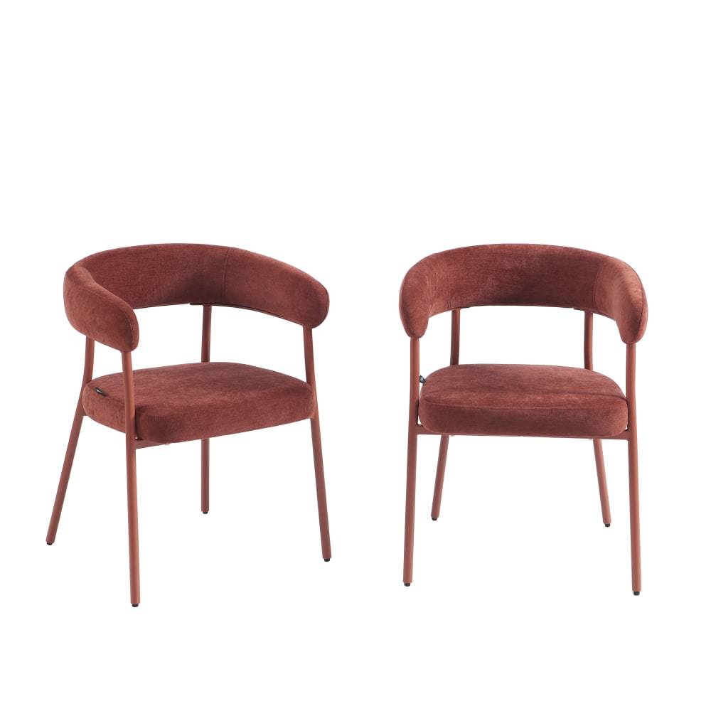 Lot de 2 chaises tissu