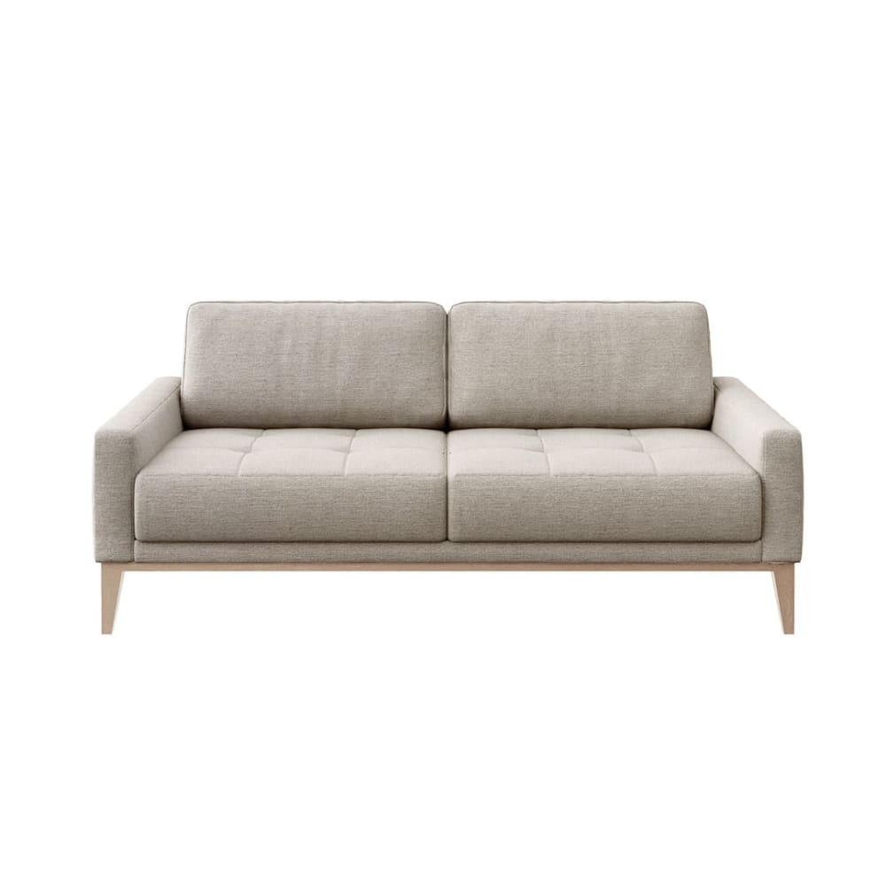 Canapé 2 places en polyester beige