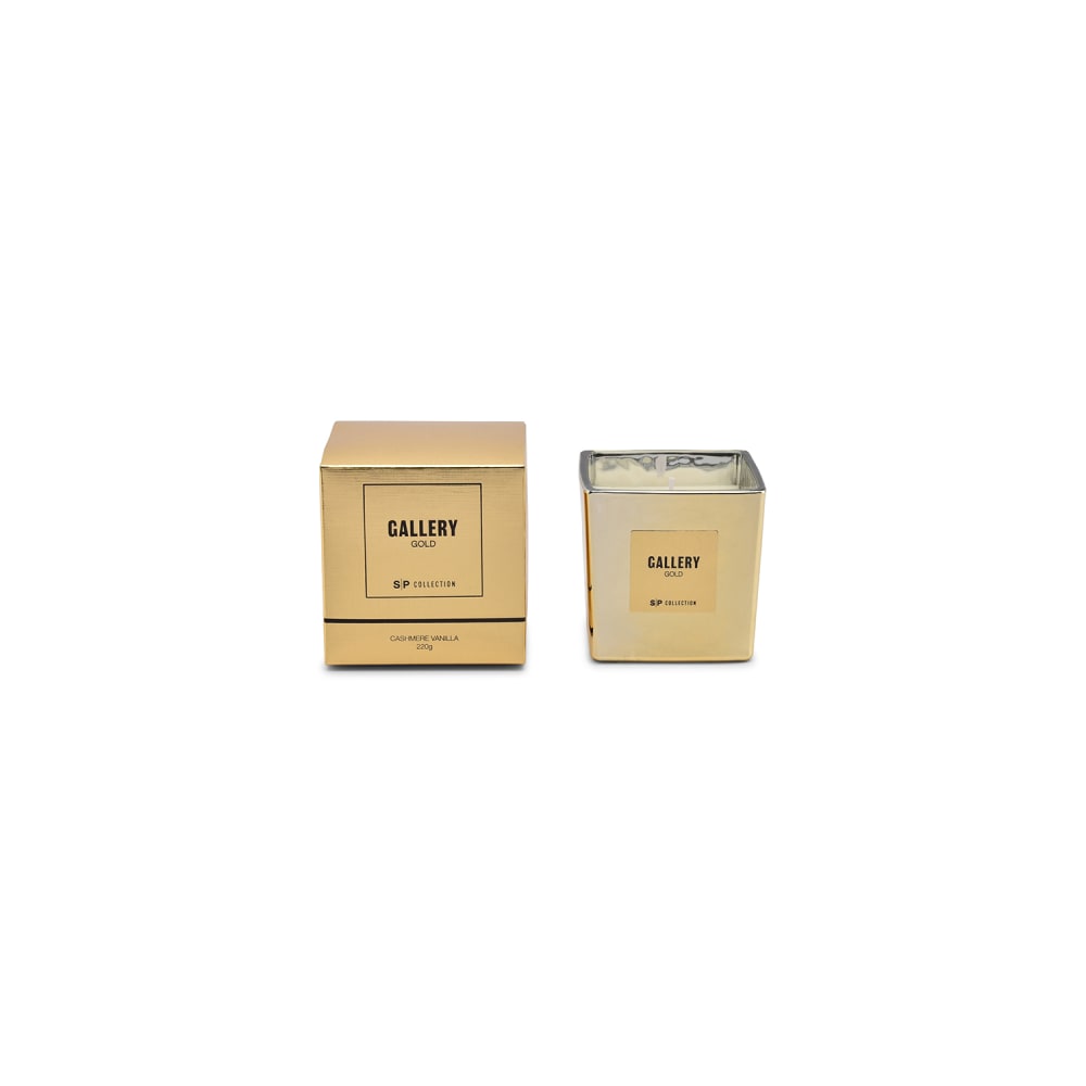 Bougie parfumée or en verre 220g