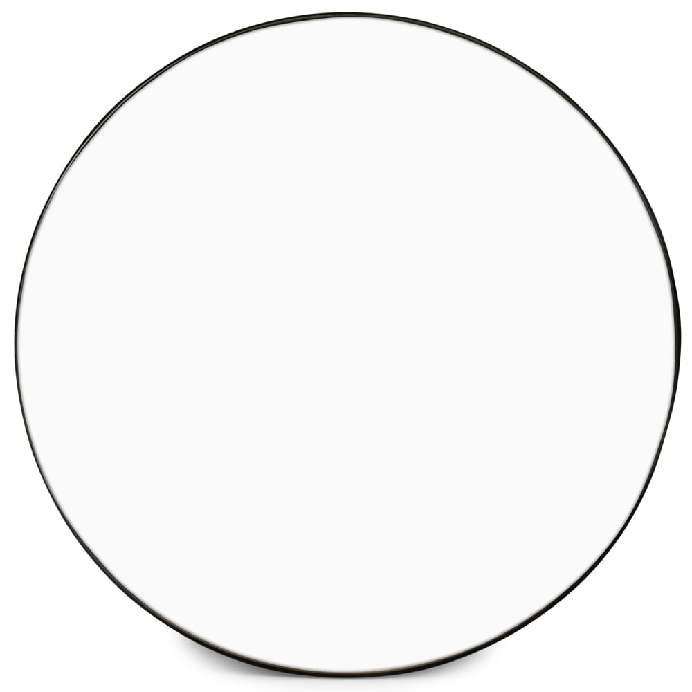 Miroir noir en métaux 76cm