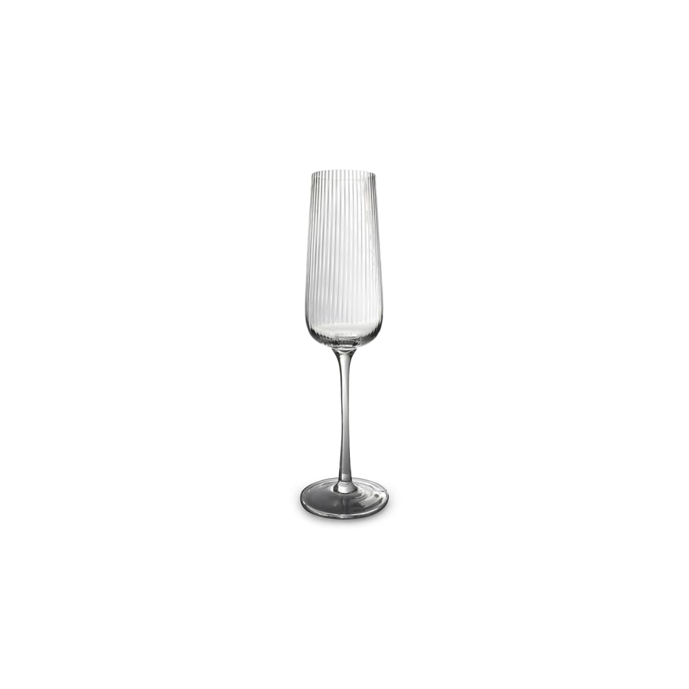 Lot de 4 verre à champagne transparent en verre 24cl